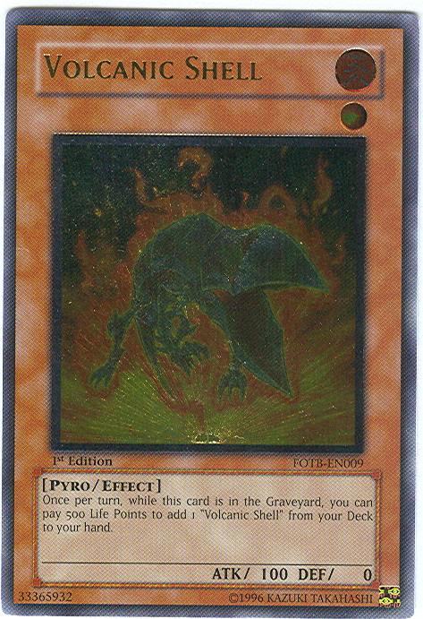 Volcanic Shell [FOTB-EN009] Ultimate Rare | Exor Games Summserside