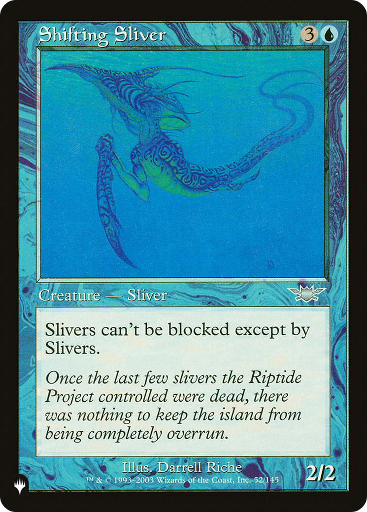 Shifting Sliver [The List] | Exor Games Summserside