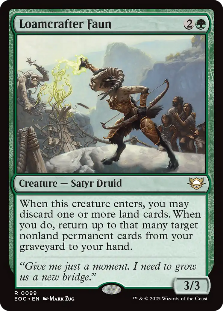 Loamcrafter Faun [Edge of Eternities Commander] | Exor Games Summserside