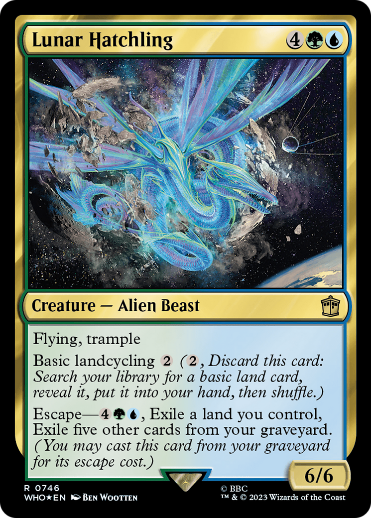 Lunar Hatchling (Surge Foil) [Doctor Who] | Exor Games Summserside