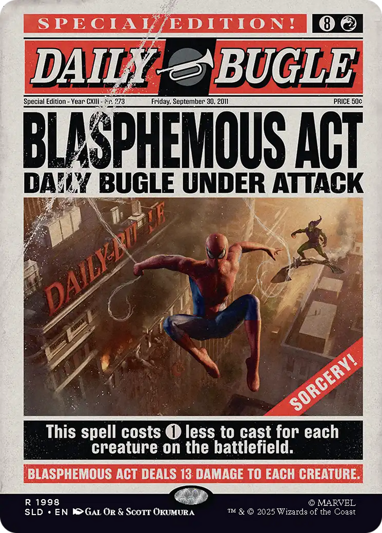 Blasphemous Act (1998) (Rainbow Foil) [Secret Lair Drop Series] | Exor Games Summserside