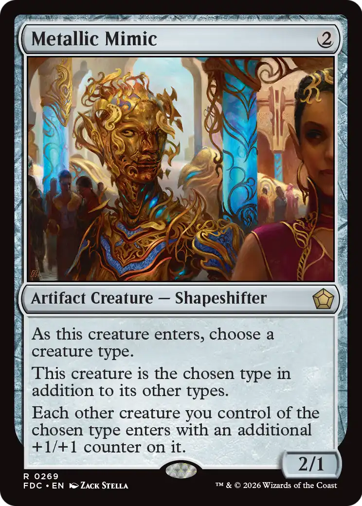 Metallic Mimic [Foundations Commander] | Exor Games Summserside