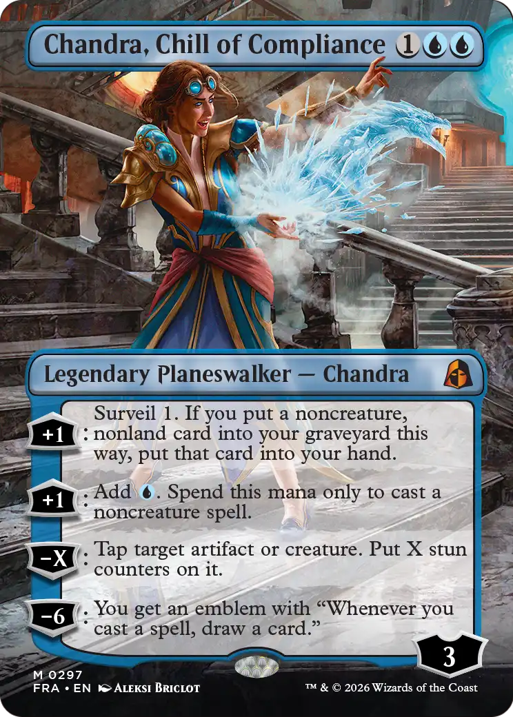 Chandra, Chill of Compliance (Borderless) [Reality Fracture] | Exor Games Summserside