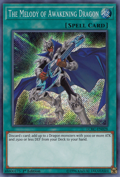 The Melody of Awakening Dragon [LCKC-EN028] Secret Rare | Exor Games Summserside