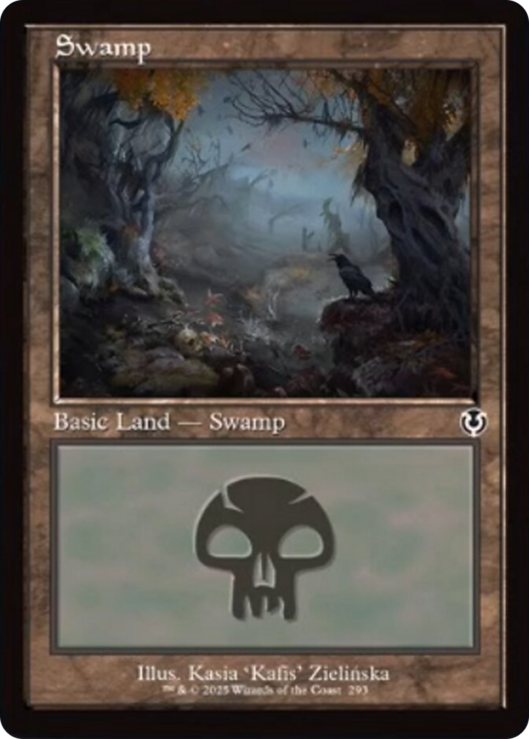 Swamp (293) (Retro Frame) [Innistrad Remastered] | Exor Games Summserside