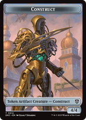 Construct // Beast (0011) Double-Sided Token [Aetherdrift Tokens] | Exor Games Summserside
