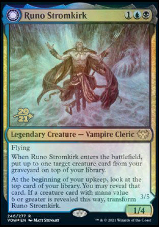 Runo Stromkirk // Krothuss, Lord of the Deep [Innistrad: Crimson Vow Prerelease Promos] | Exor Games Summserside