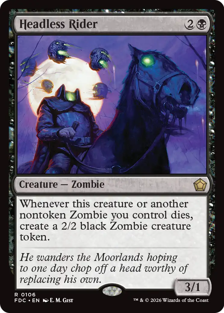 Headless Rider [Foundations Commander] | Exor Games Summserside