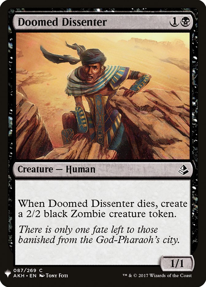 Doomed Dissenter [Mystery Booster] | Exor Games Summserside