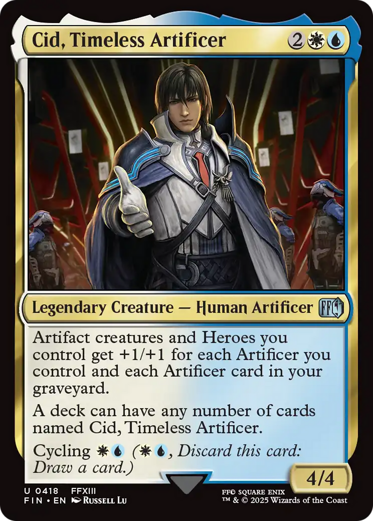 Cid, Timeless Artificer (0418) [FINAL FANTASY] | Exor Games Summserside