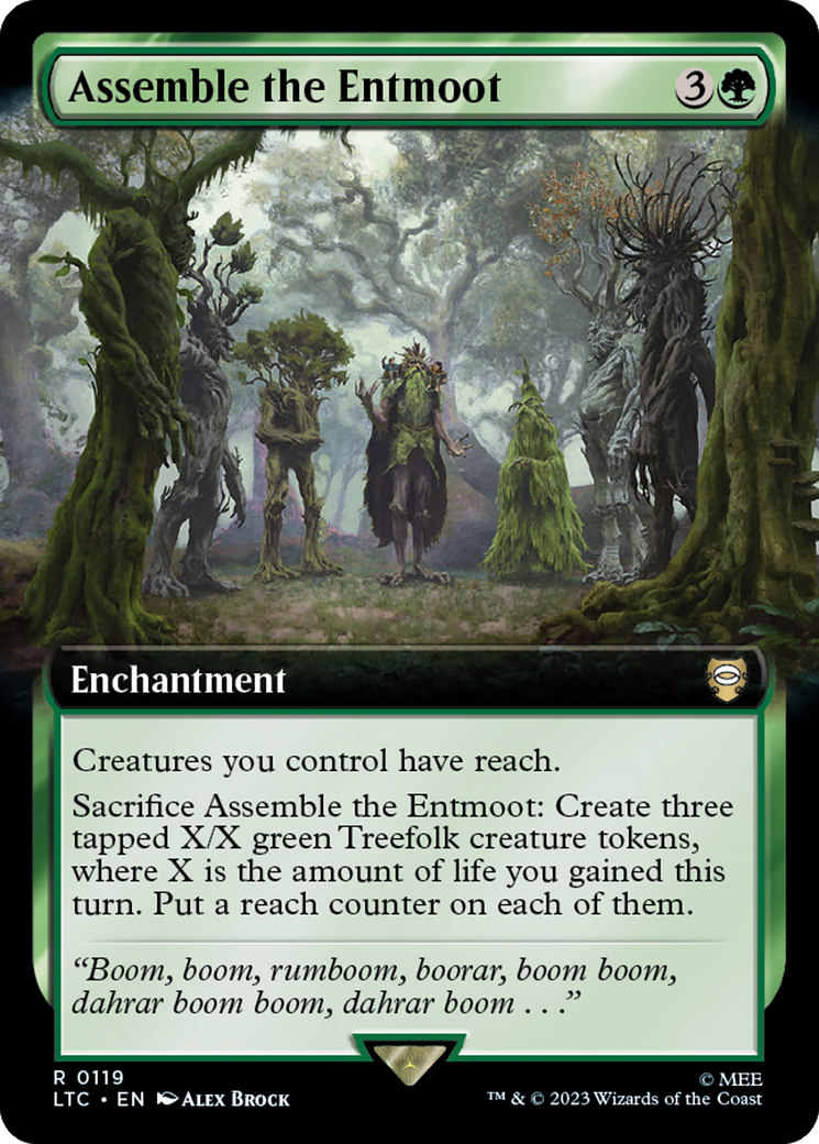 Assemble the Entmoot (Extended Art) [The Lord of the Rings: Tales of Middle-Earth Commander] | Exor Games Summserside