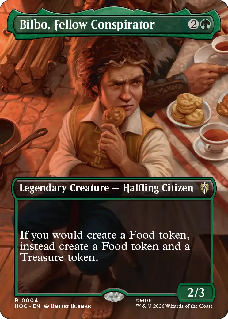 Bilbo, Fellow Conspirator (Borderless) [The Hobbit: Eternal-Legal] | Exor Games Summserside
