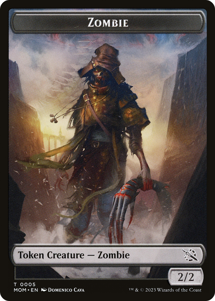 Treasure (21) // Zombie Double-Sided Token [March of the Machine Tokens] | Exor Games Summserside