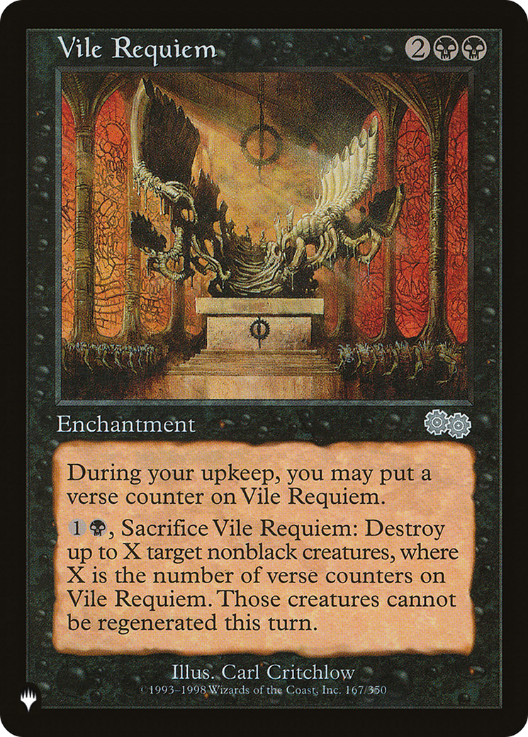 Vile Requiem (USG) [The List Reprints] | Exor Games Summserside