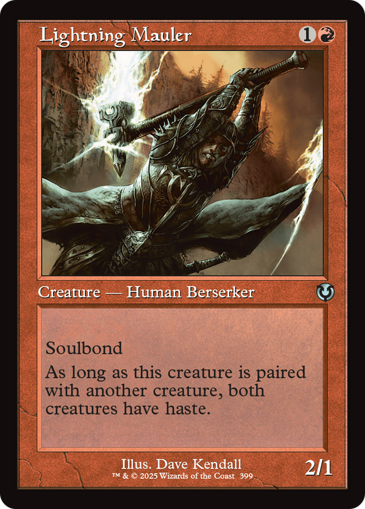 Lightning Mauler (Retro Frame) [Innistrad Remastered] | Exor Games Summserside