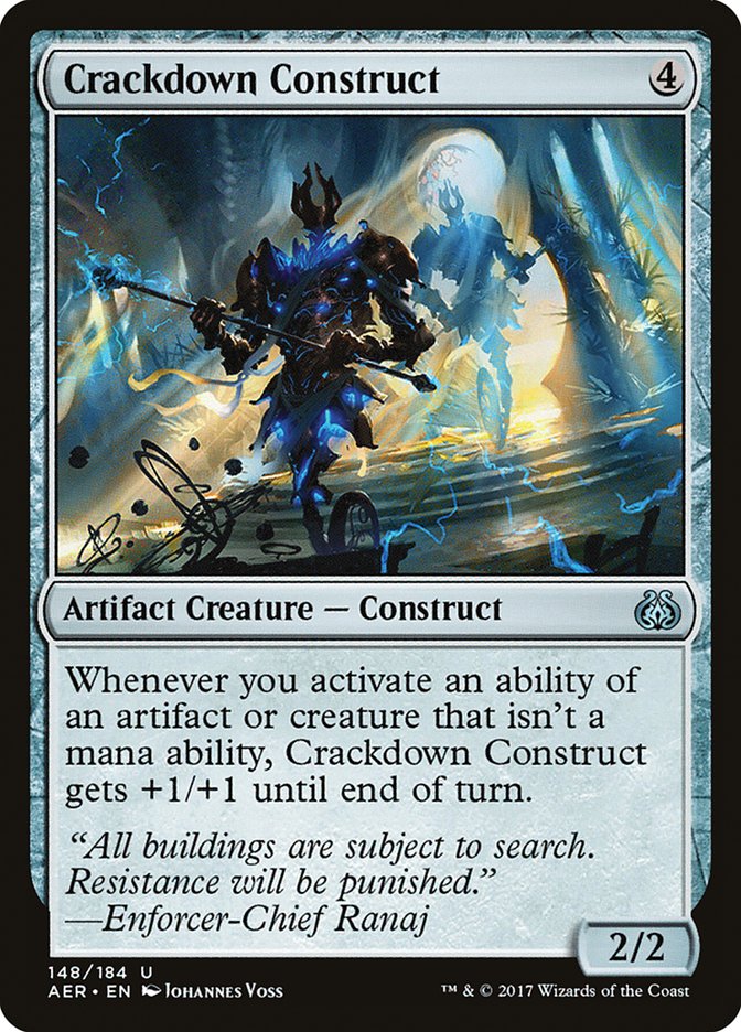 Crackdown Construct [Aether Revolt] | Exor Games Summserside