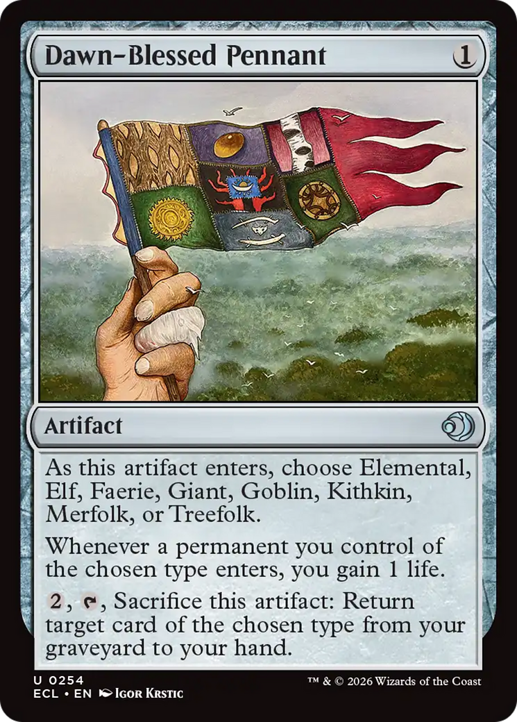 Dawn-Blessed Pennant [Lorwyn Eclipsed] | Exor Games Summserside