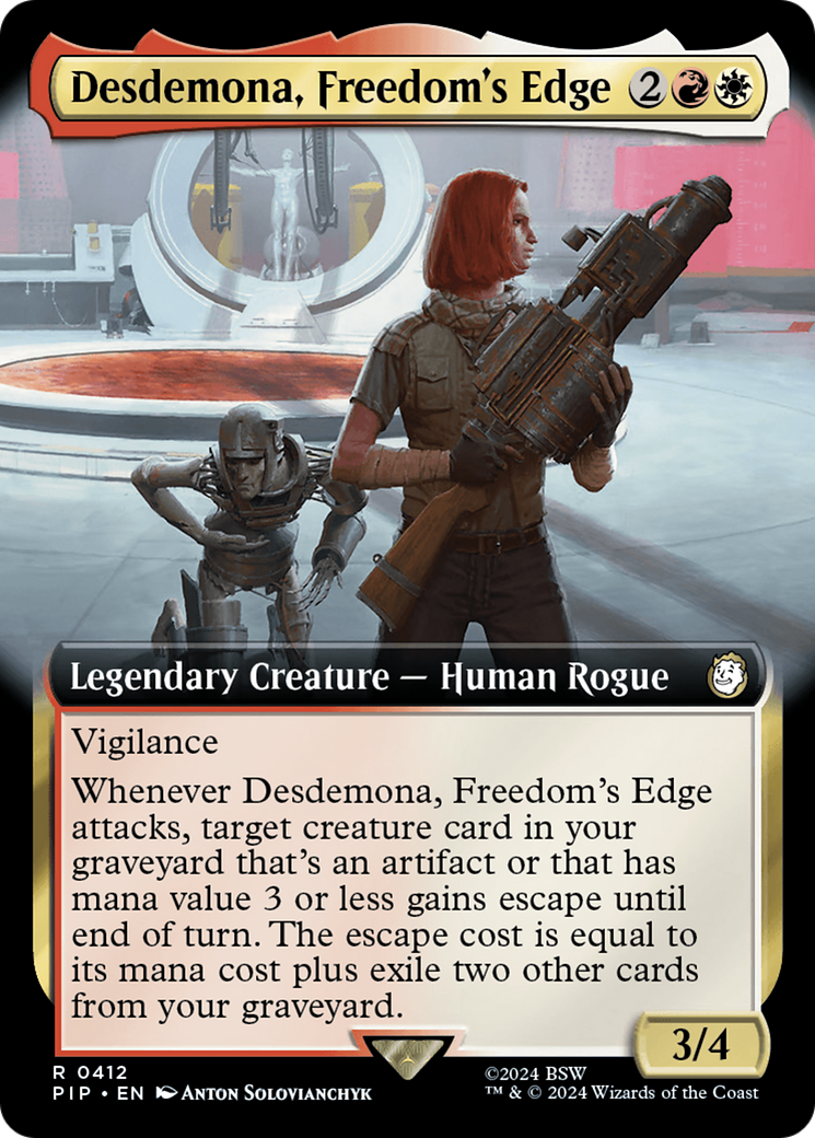 Desdemona, Freedom's Edge (Extended Art) [Fallout] | Exor Games Summserside