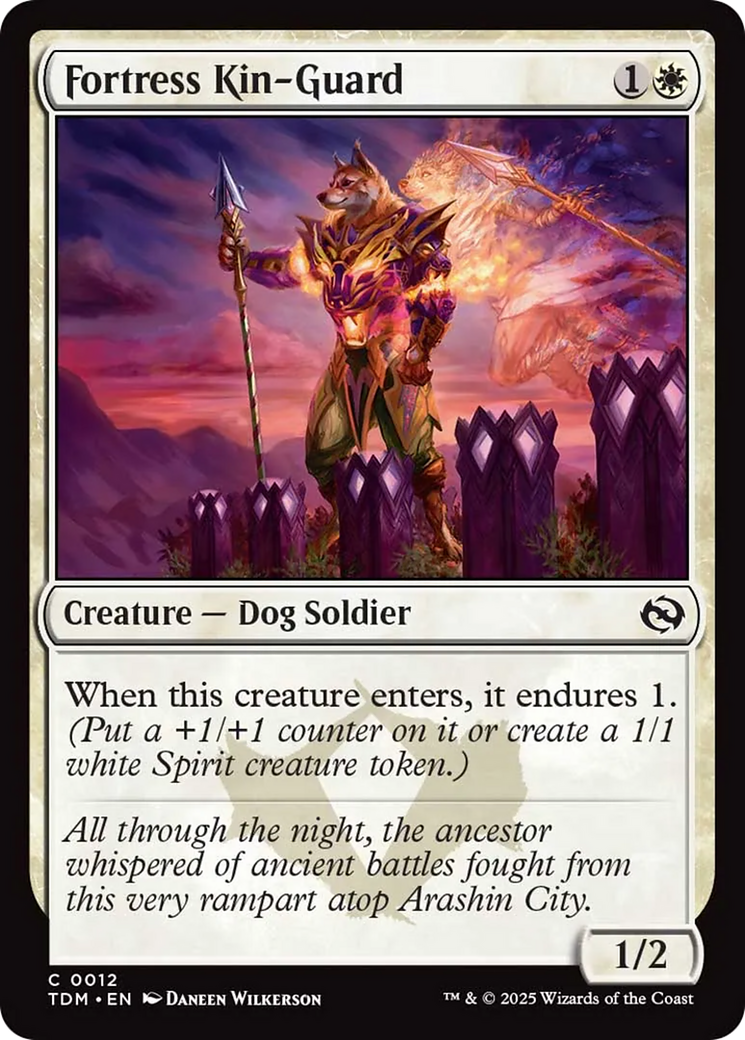 Fortress Kin-Guard [Tarkir: Dragonstorm] | Exor Games Summserside