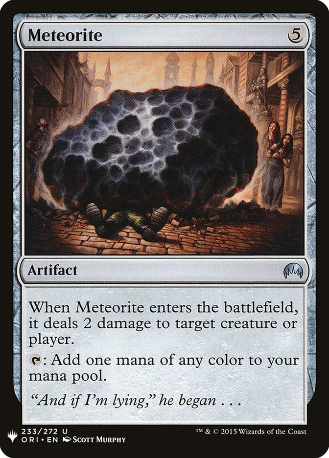 Meteorite [Mystery Booster] | Exor Games Summserside