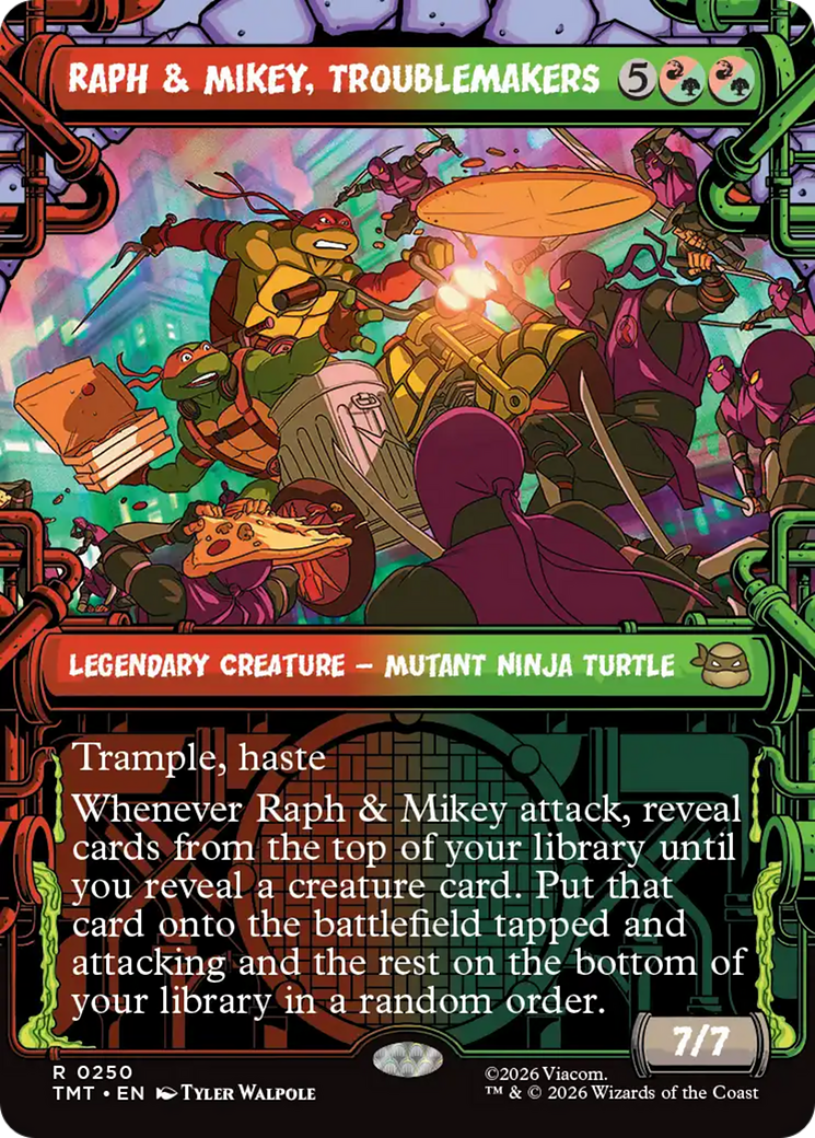 Raph & Mikey, Troublemakers (Showcase) [Teenage Mutant Ninja Turtles] | Exor Games Summserside