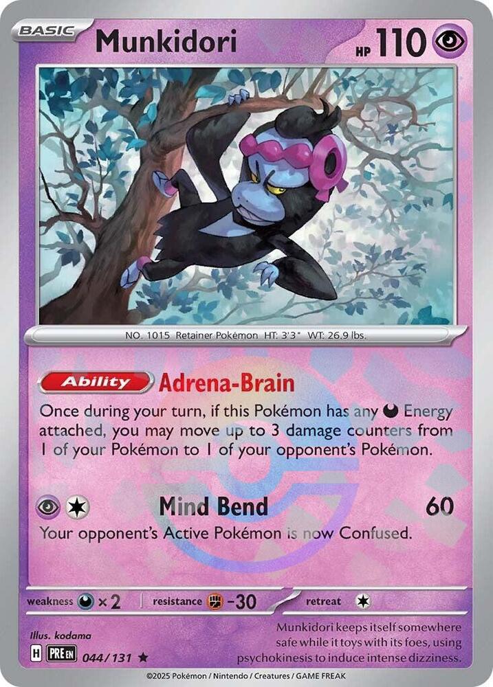 Munkidori (044/131) (Poke Ball Pattern) [Scarlet & Violet: Prismatic Evolutions] | Exor Games Summserside