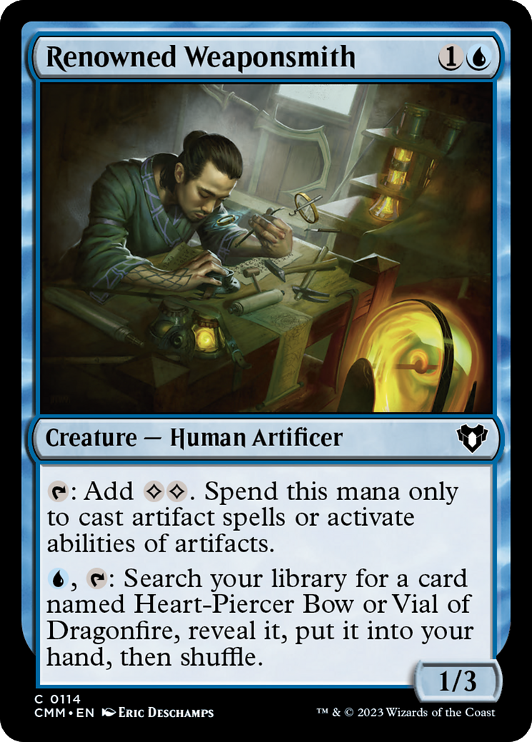 Renowned Weaponsmith [Commander Masters] | Exor Games Summserside