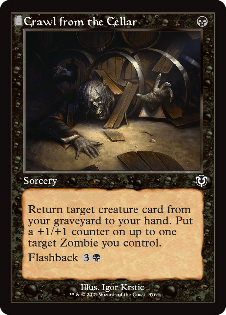 Crawl from the Cellar (Retro Frame) [Innistrad Remastered] | Exor Games Summserside