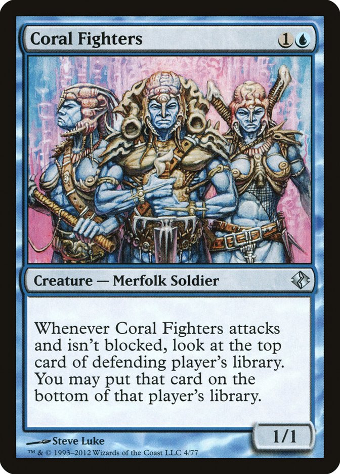 Coral Fighters [Duel Decks: Venser vs. Koth] | Exor Games Summserside