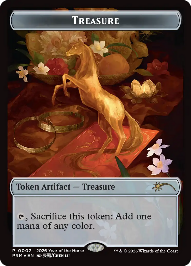 Treasure Token (Year of the Horse 2026) [Standard Showdown Promos Tokens] | Exor Games Summserside