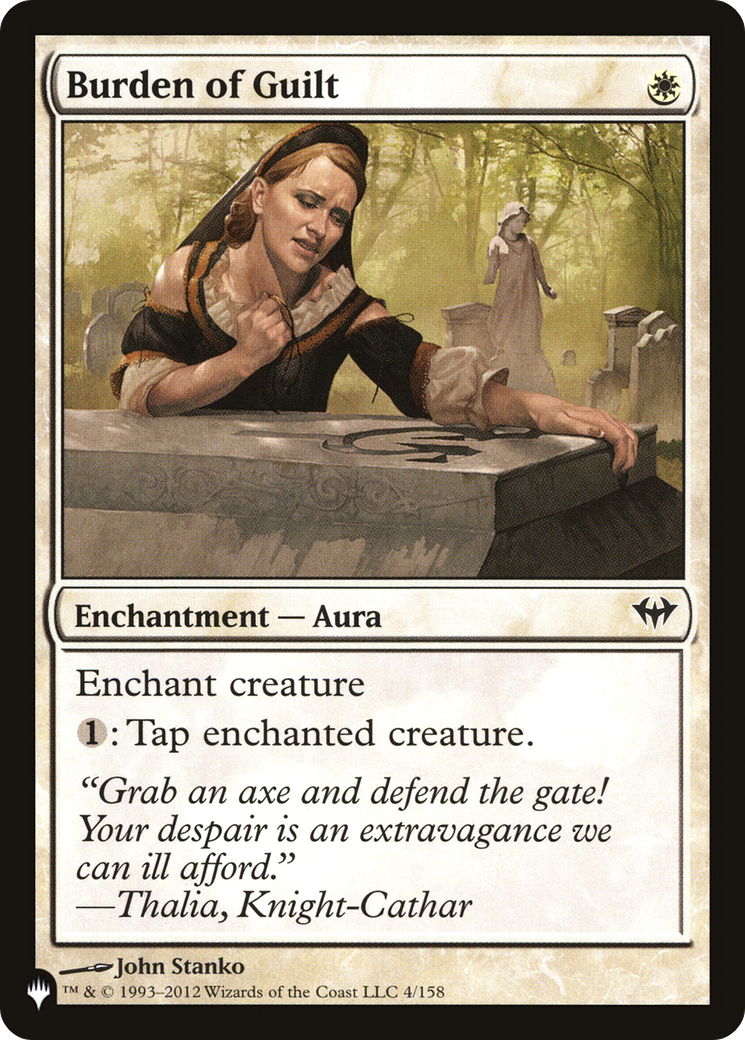 Burden of Guilt [The List] | Exor Games Summserside