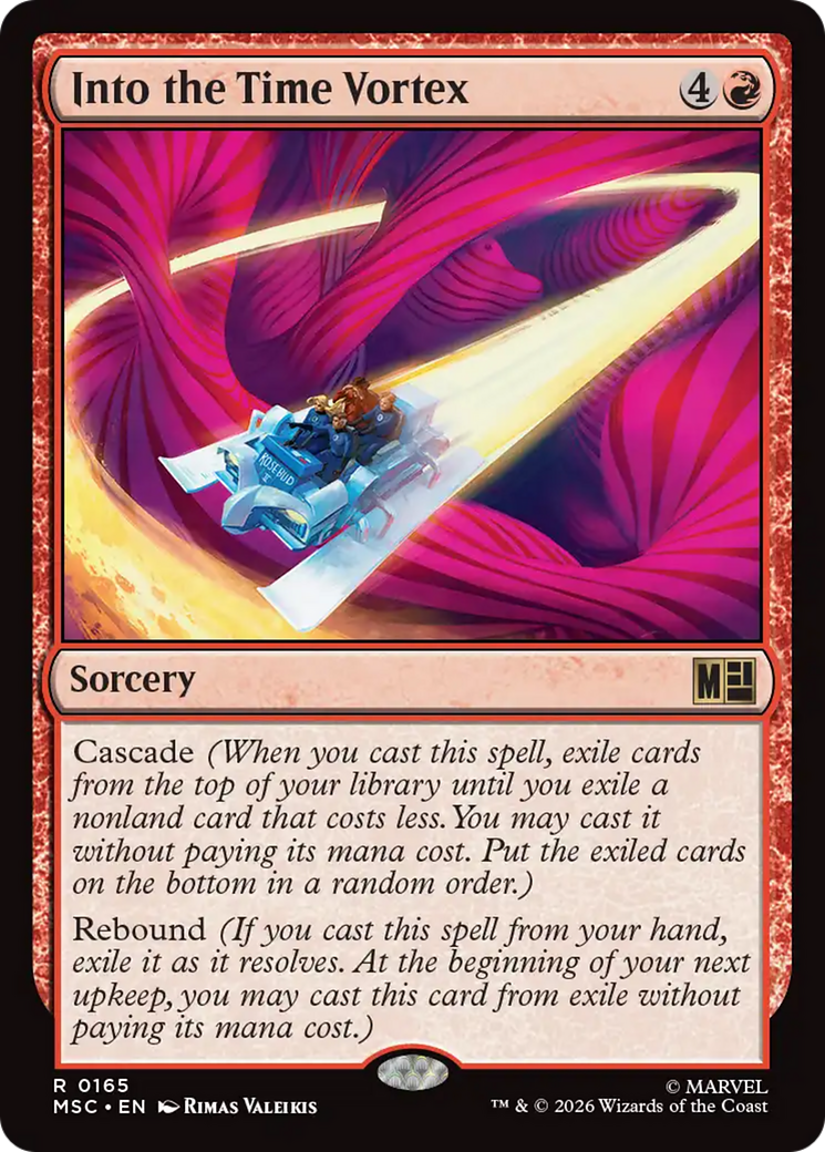 Into the Time Vortex (Surge Foil) [Marvel Super Heroes Commander] | Exor Games Summserside