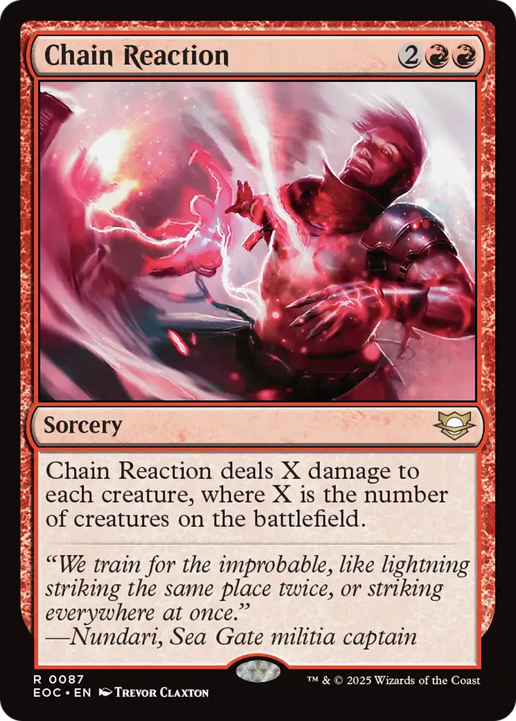 Chain Reaction [Edge of Eternities Commander] | Exor Games Summserside