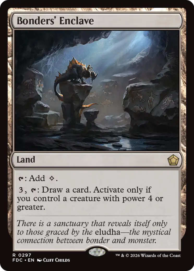 Bonders' Enclave [Foundations Commander] | Exor Games Summserside