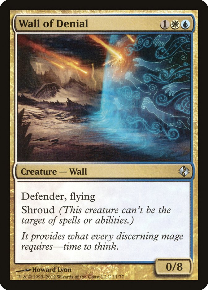Wall of Denial [Duel Decks: Venser vs. Koth] | Exor Games Summserside