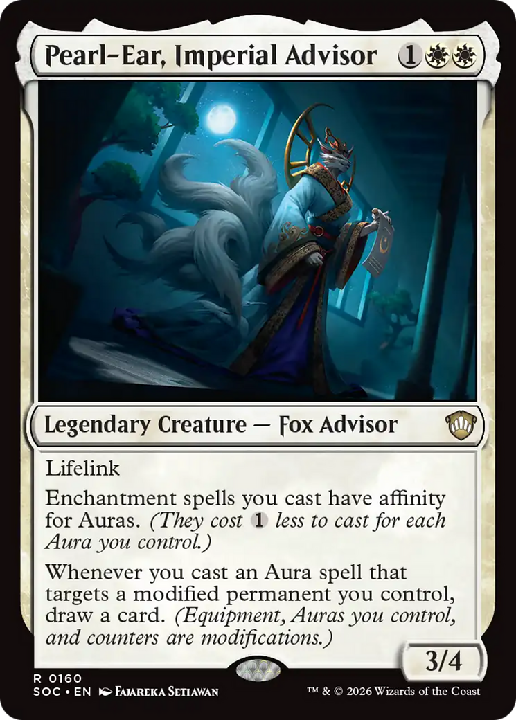 Pearl-Ear, Imperial Advisor [Secrets of Strixhaven Commander] | Exor Games Summserside