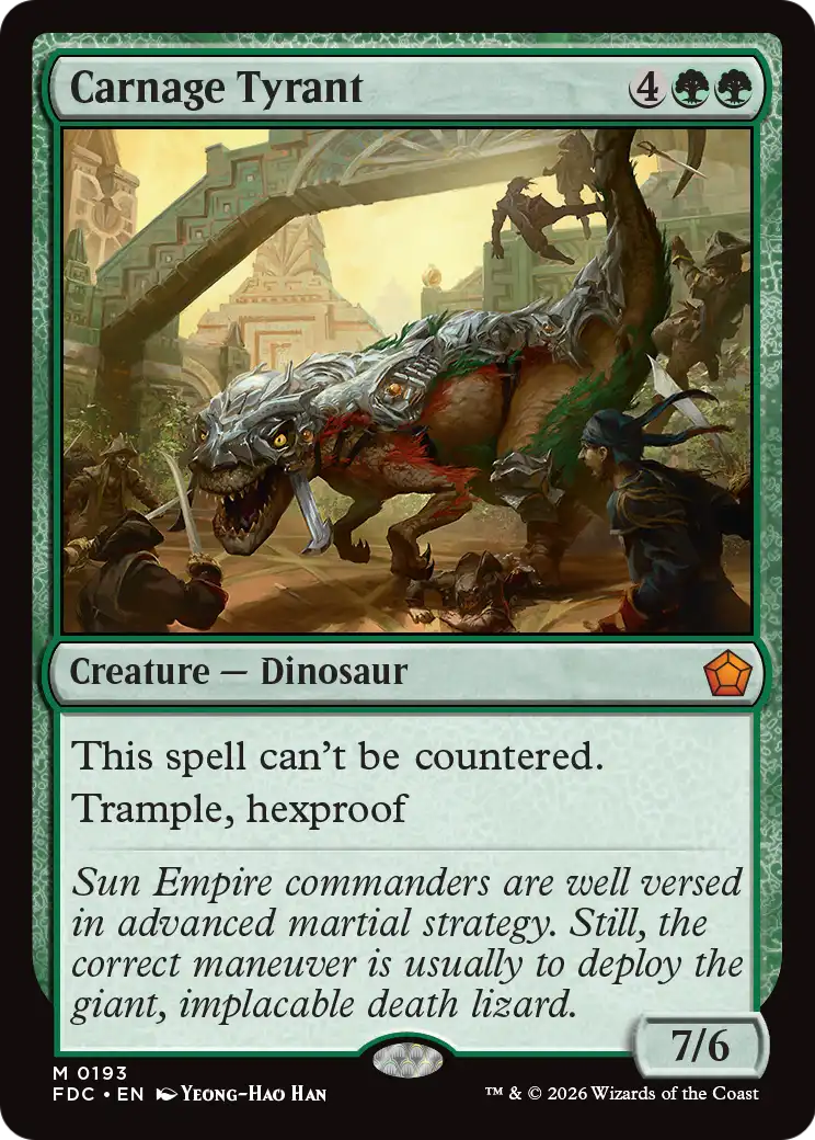 Carnage Tyrant [Foundations Commander] | Exor Games Summserside