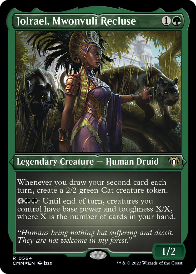Jolrael, Mwonvuli Recluse (Foil Etched) [Commander Masters] | Exor Games Summserside