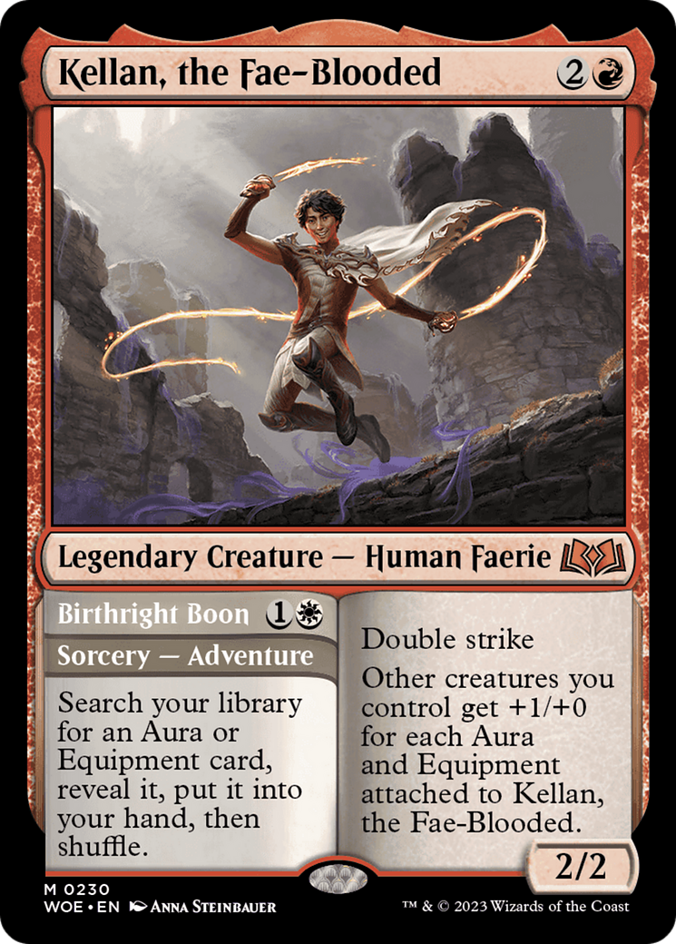 Kellan, the Fae-Blooded // Birthright Boon [Wilds of Eldraine] | Exor Games Summserside