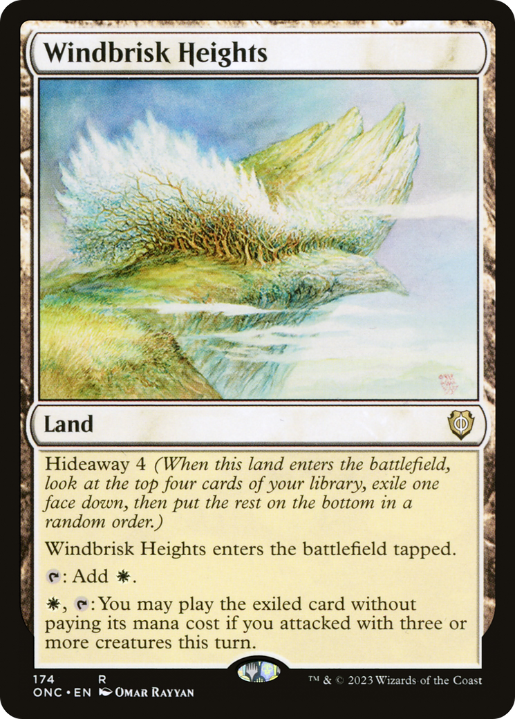 Windbrisk Heights [Phyrexia: All Will Be One Commander] | Exor Games Summserside