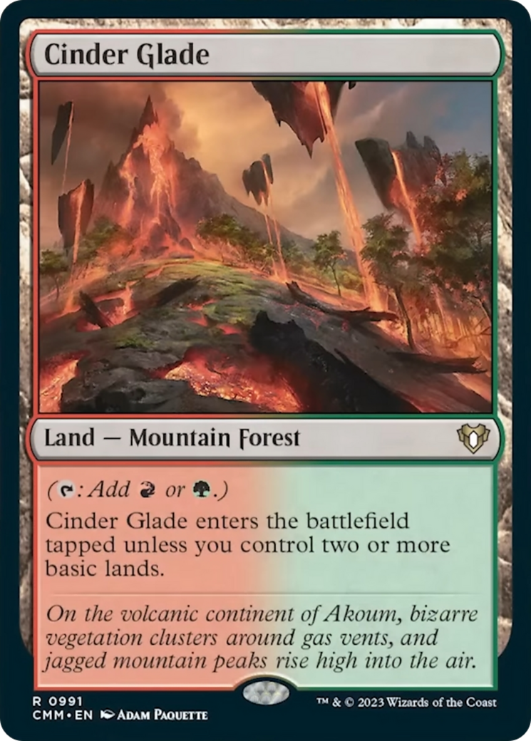 Cinder Glade [Commander Masters] | Exor Games Summserside