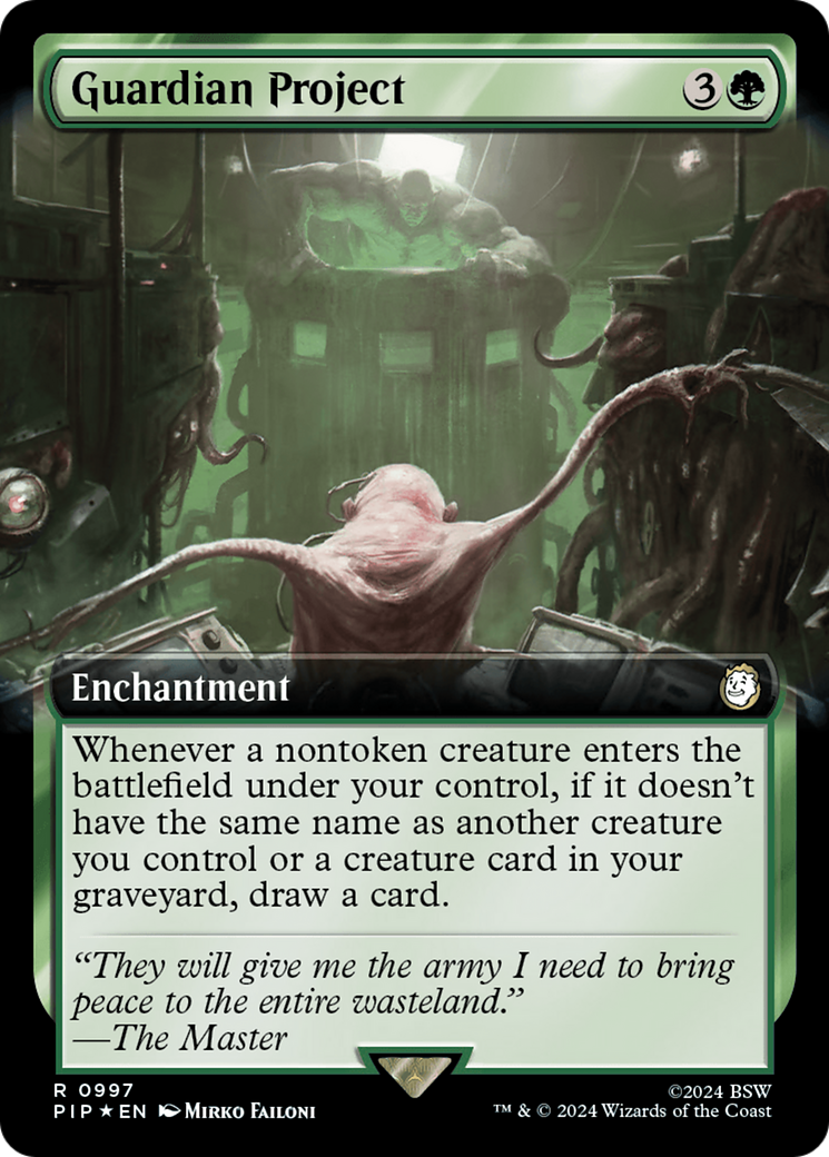 Guardian Project (Extended Art) (Surge Foil) [Fallout] | Exor Games Summserside