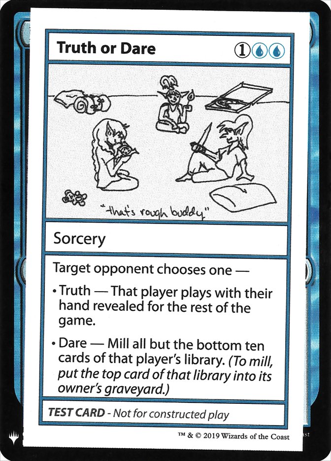 Truth or Dare [Mystery Booster Playtest Cards] | Exor Games Summserside