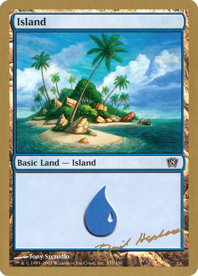 Island (dh337) (Dave Humpherys) [World Championship Decks 2003] | Exor Games Summserside