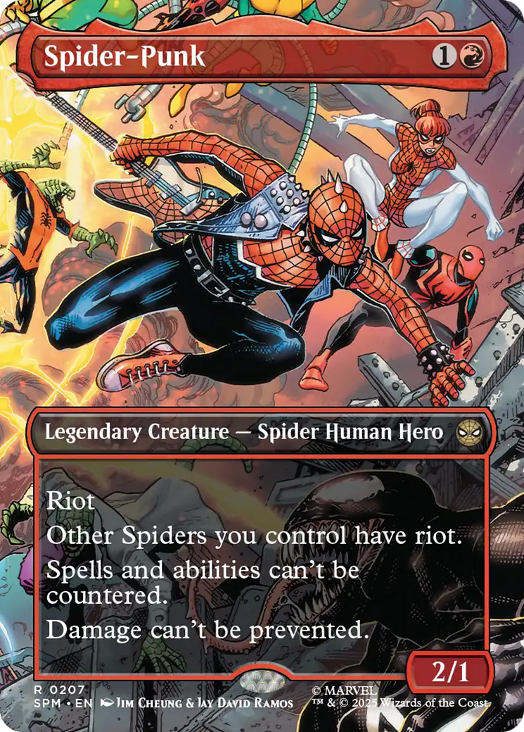 Spider-Punk (0207) (Borderless) [Marvel's Spider-Man] | Exor Games Summserside