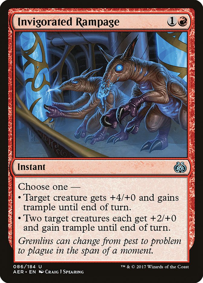 Invigorated Rampage [Aether Revolt] | Exor Games Summserside