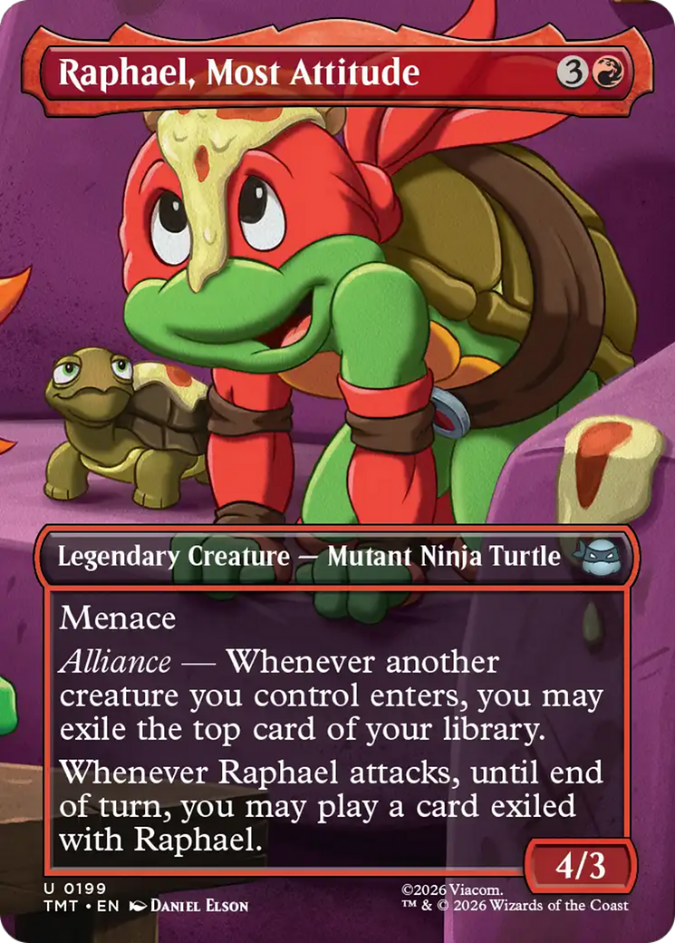 Raphael, Most Attitude (Borderless) [Teenage Mutant Ninja Turtles] | Exor Games Summserside