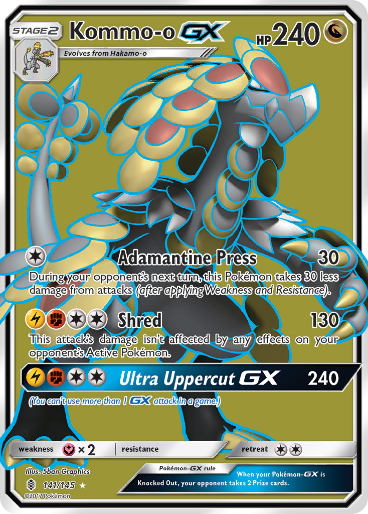 Kommo-o GX (141/145) [Sun & Moon: Guardians Rising] | Exor Games Summserside