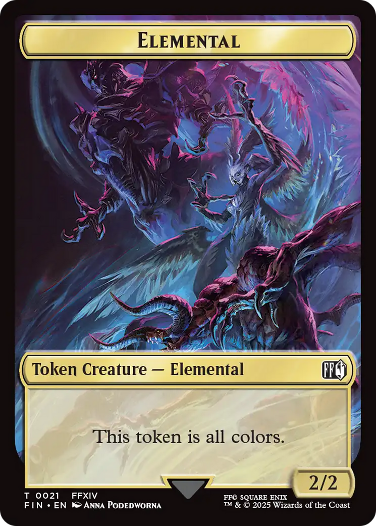 Hero (0009) // Elemental Double-Sided Token [FINAL FANTASY Tokens] | Exor Games Summserside