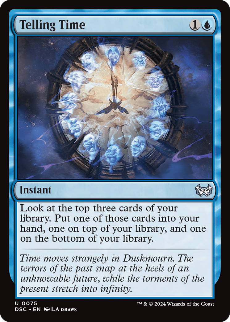 Telling Time [Duskmourn: House of Horror Commander] | Exor Games Summserside